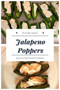 Healthy jalapeño popper recipe - diabetic jalapeno poppers