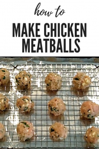 Healthy Chicken Meatball Recipe - Diabetic Mediterranean Meatballs