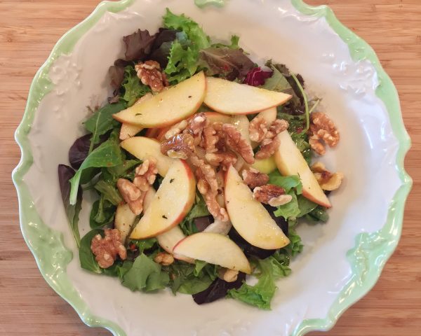 healthy fall salad - healthy thanksgiving salad