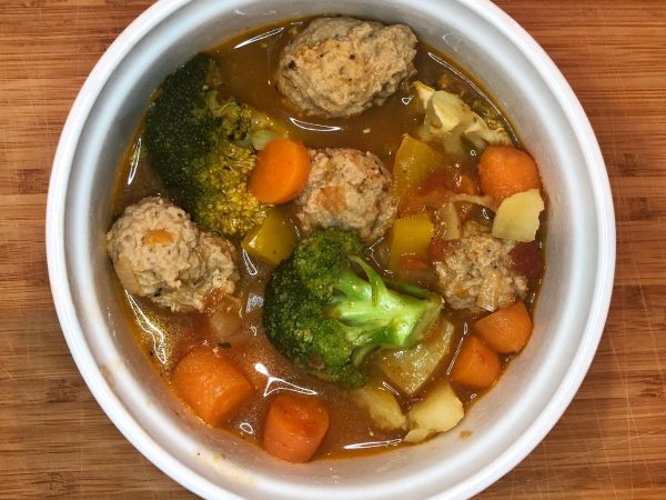 healthy meatball soup recipe - light italian meatball soup