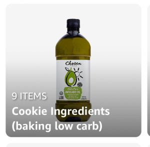 Low carb baking ingredients, perfect for diabetics.