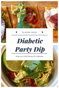Diabetic party dip - avocado healthy dip