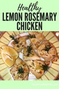 healthy lemon rosemary chicken recipe