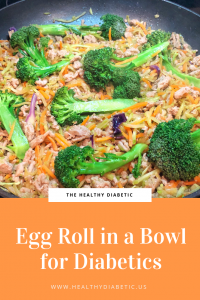 Egg roll in a bowl for diabetics recipe