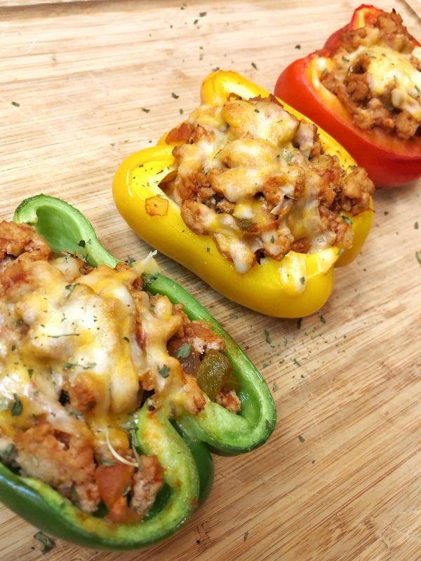 Southwest stuffed peppers low carb